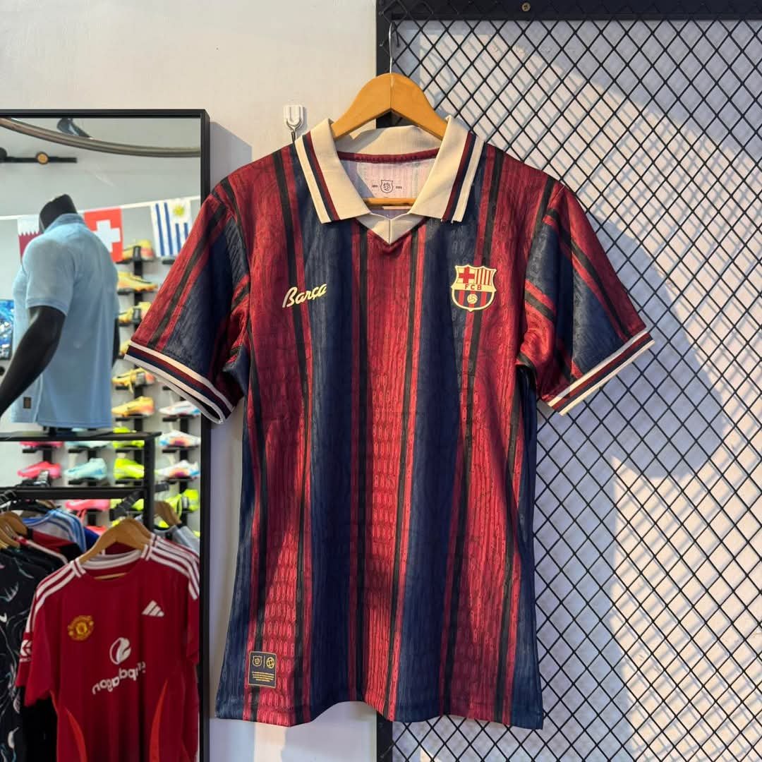 barcelona 125th year anniversery kit imported thai grade jersey, player edition barcelona 125th year anniversery kit imported thai grade jersey, player edition