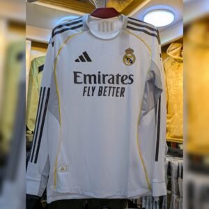real madrid 25 26 home kit (full sleeve – imported thai grade jersey, player edition