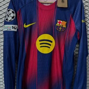 HOME barcelona 2025 26 home kit – full sleeve