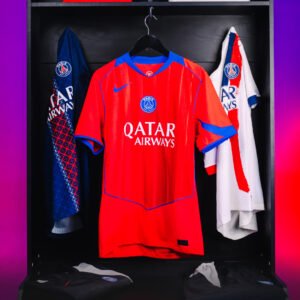 paris saint germain 25/26 third kit imported thai grade jersey, player edition