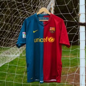 barcelona retro home 8/9 imported premium jersey